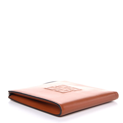 Givenchy Lambskin Square Emblem Wristlet Brown 4 of 6