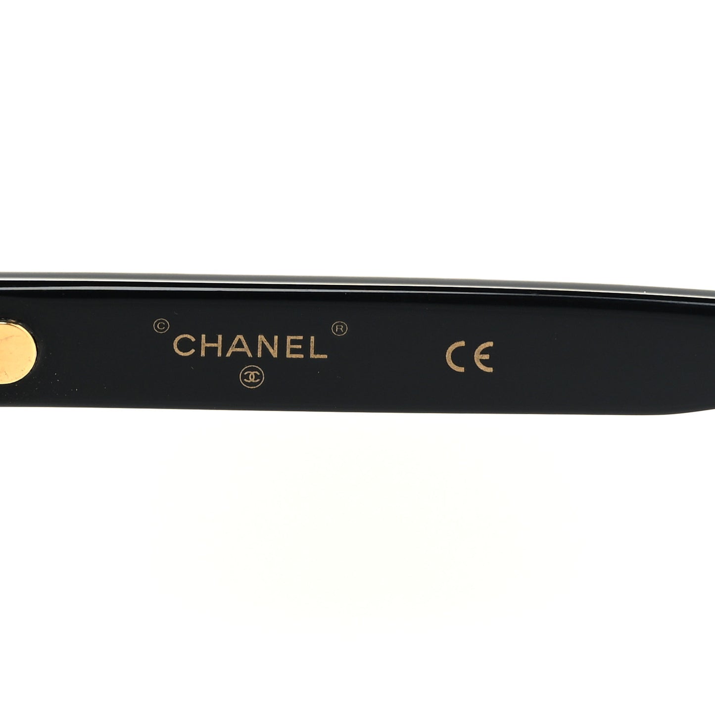Square Sunglasses 71312A Black Gold Glitter