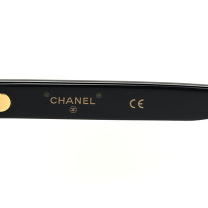 Chanel Square Sunglasses 71312A Black Gold Glitter 6 of 9