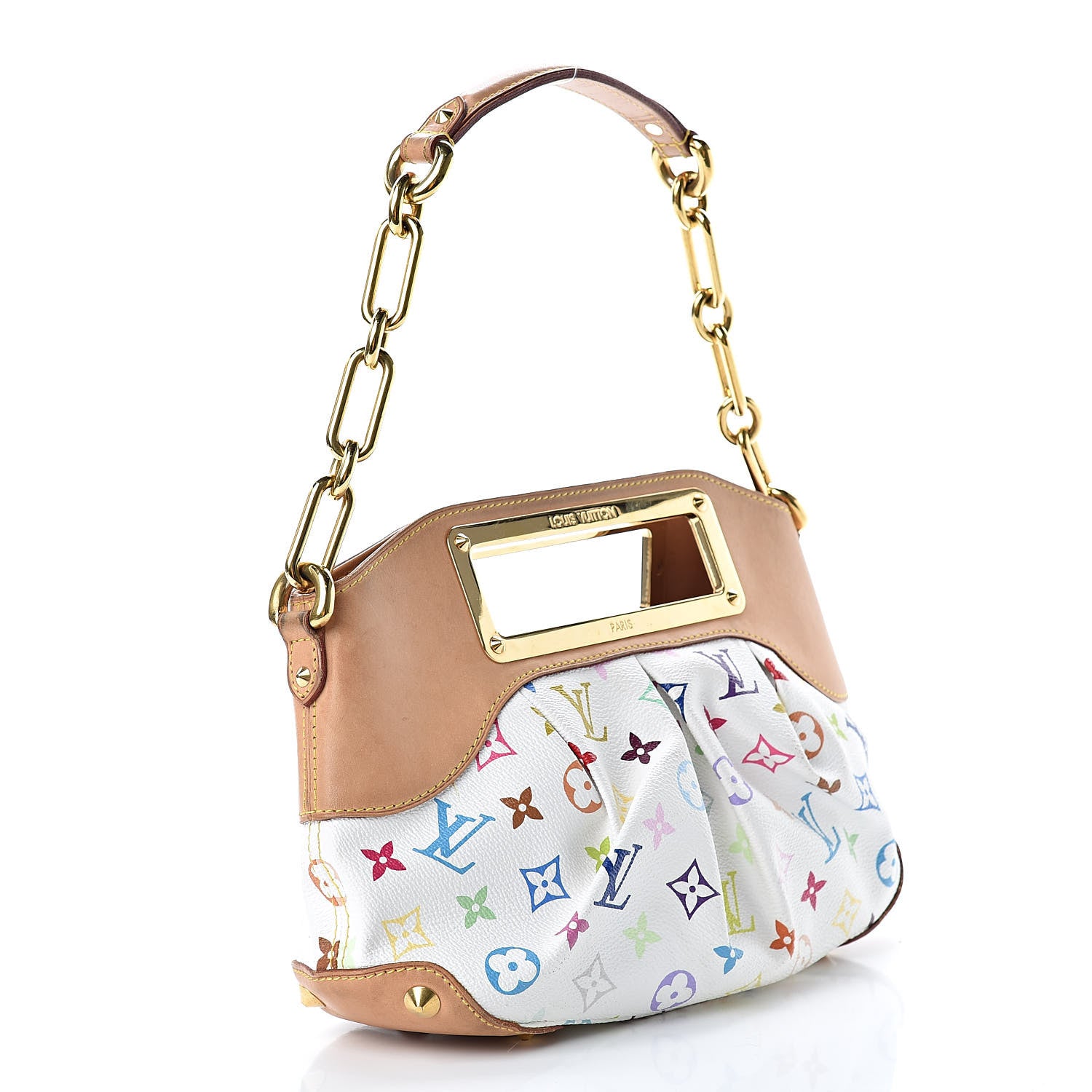 Louis Vuitton Monogram Multicolor Judy PM White 3 of 14
