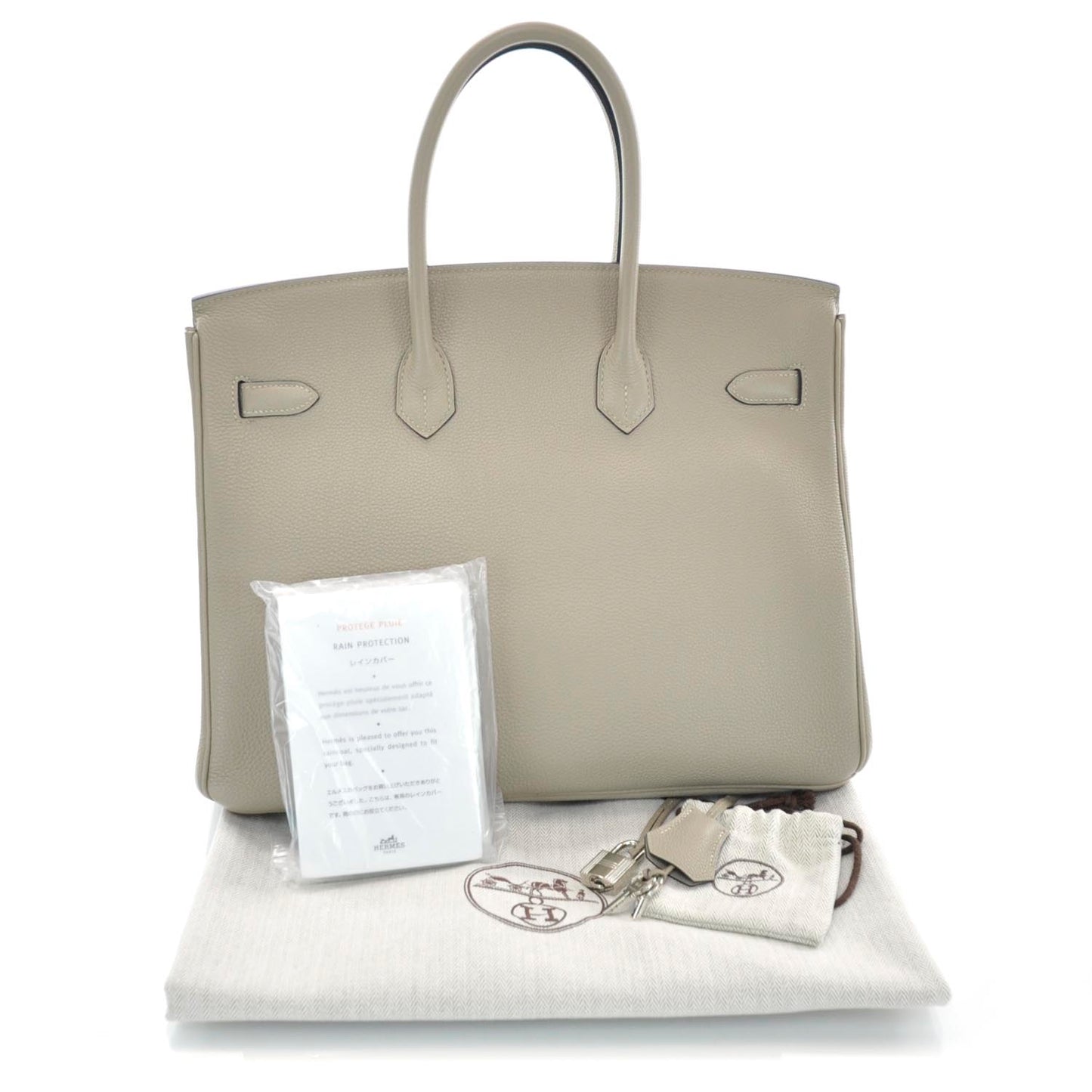 Togo Birkin 35 Gris Tourterelle