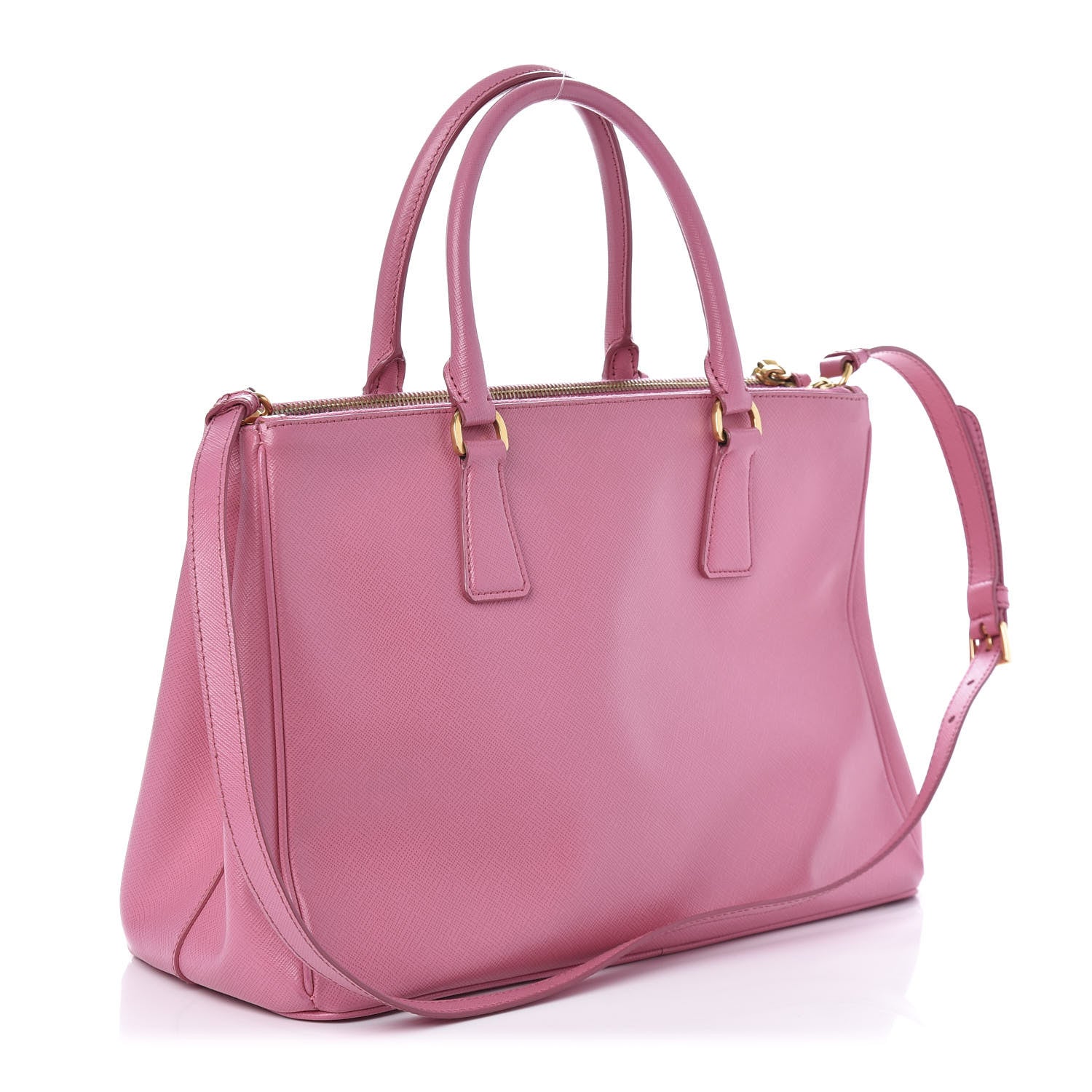Prada Saffiano Medium Galleria Double Zip Tote Geranio 3 of 9