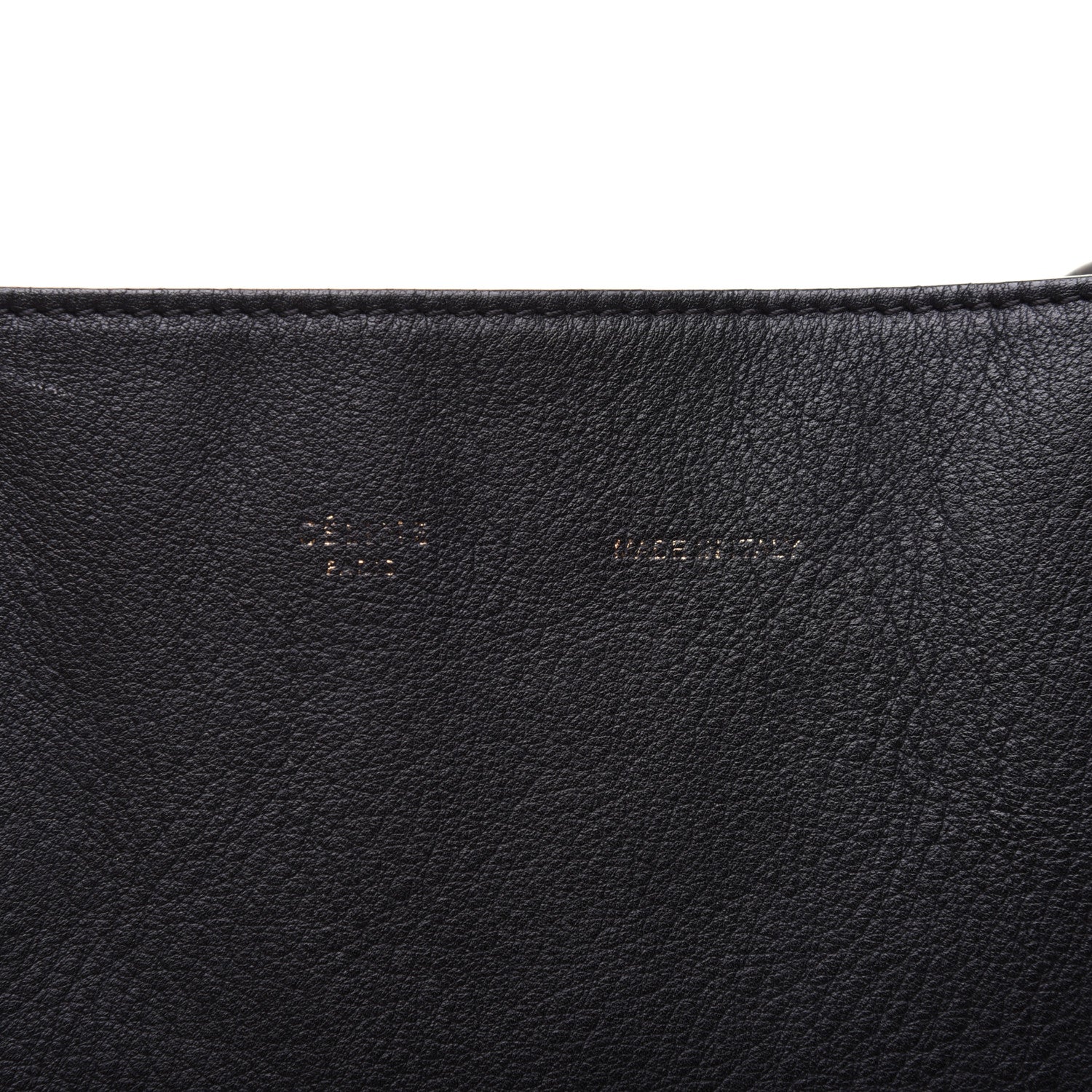 Celine Soft Grained Calfskin Small Belt Cabas Phantom Black 8 of 20