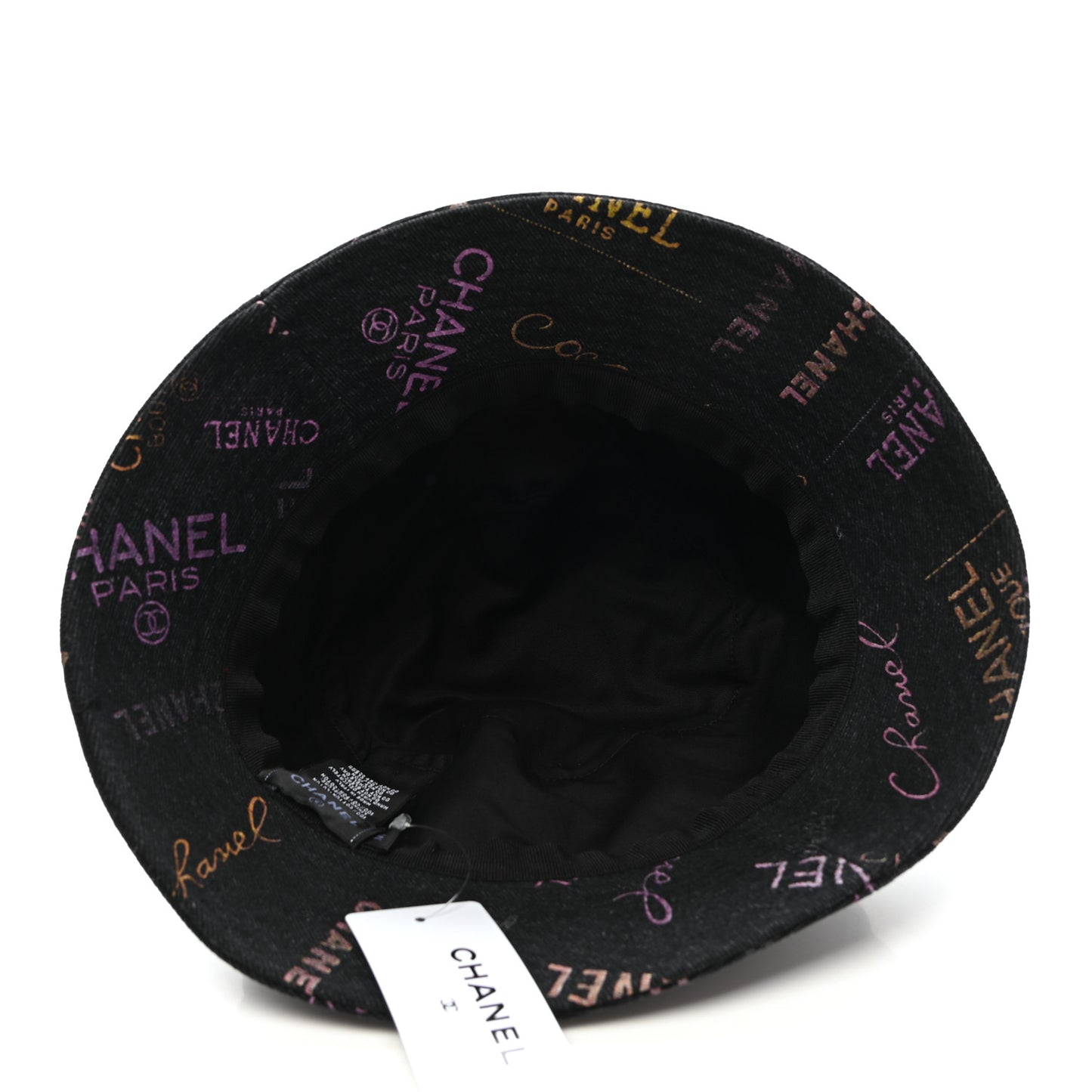Denim Mood Cloche Bucket Hat M Black