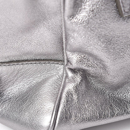 Saint Laurent Metallic Calfskin Y-Mail Mini Bag Silver 8 of 11