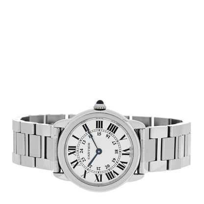 Cartier Stainless Steel 29mm Ronde Solo Quartz Watch 2 of 5