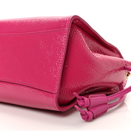 Mulberry Spongy Patent Calfskin Small Iris Tote Grey Pink 8 of 8