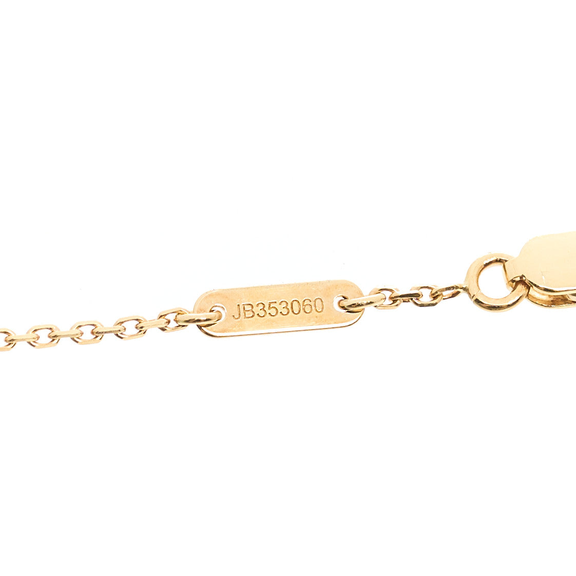 18K Yellow Gold Mother of Pearl Sweet Alhambra Butterfly Bracelet