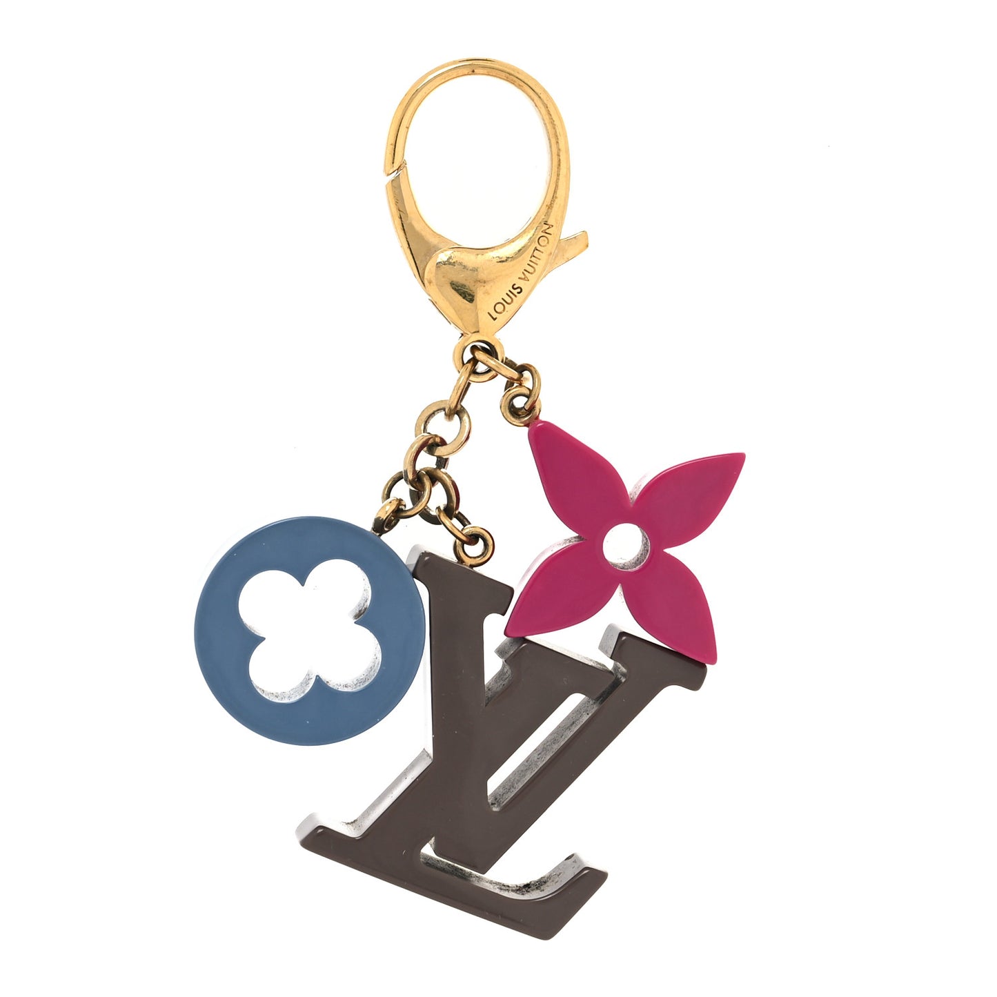 Resin Playtime Bag Charm Marron