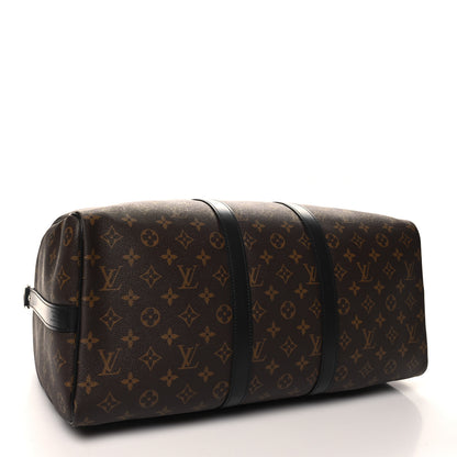 Louis Vuitton Monogram Macassar Keepall Bandouliere 45 3 of 9