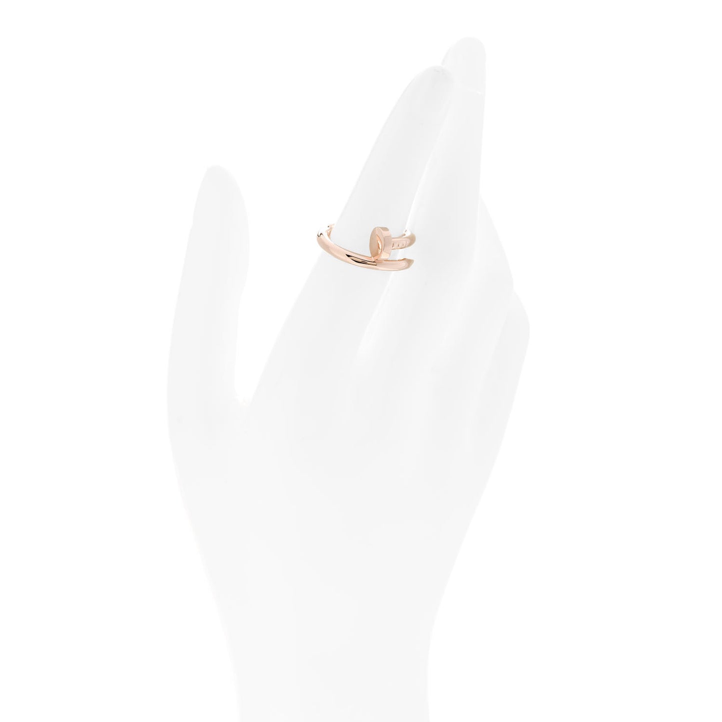 18K Pink Gold Juste Un Clou Ring 55 7.25