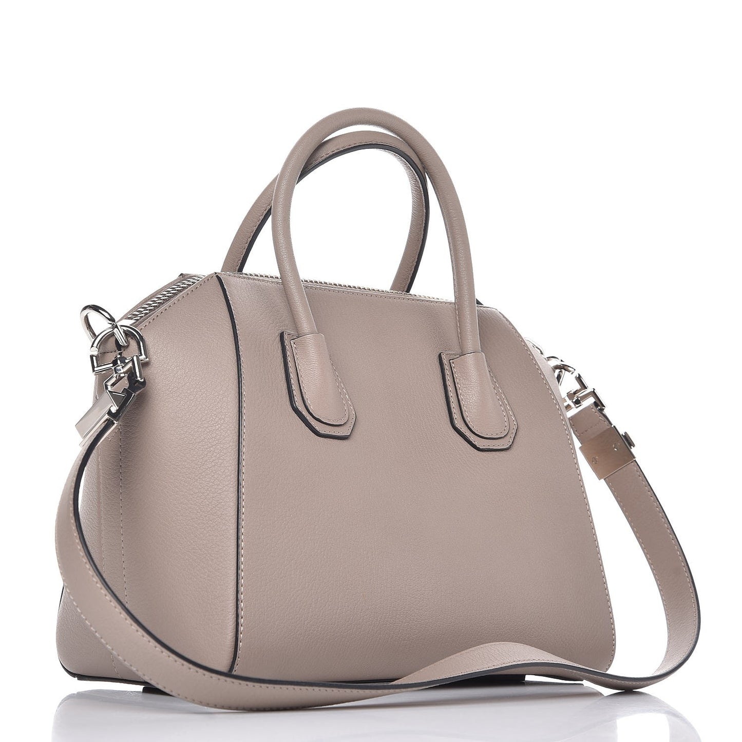 Sugar Goatskin Small Antigona Mastic