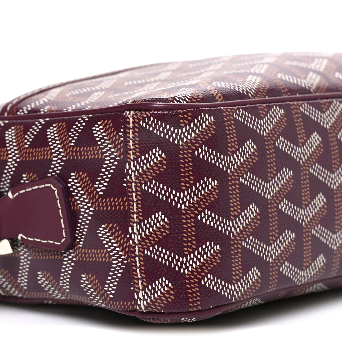 Goyardine Sac Cap Vert Burgundy