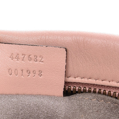 Gucci Calfskin Matelasse Small GG Marmont Chain Shoulder Bag Perfect Pink 7 of 15