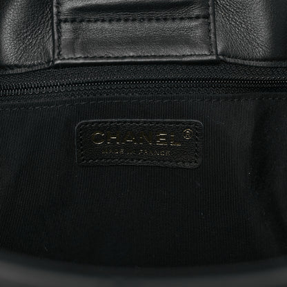 Chanel Calfskin Quilted Timeless Tote Black 6 of 7