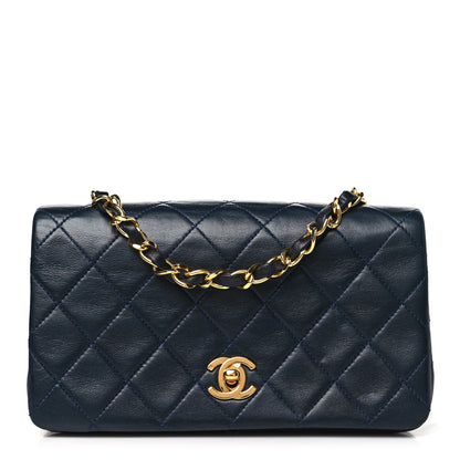 Chanel Lambskin Quilted Small Single Flap Bag Black 1 of 11