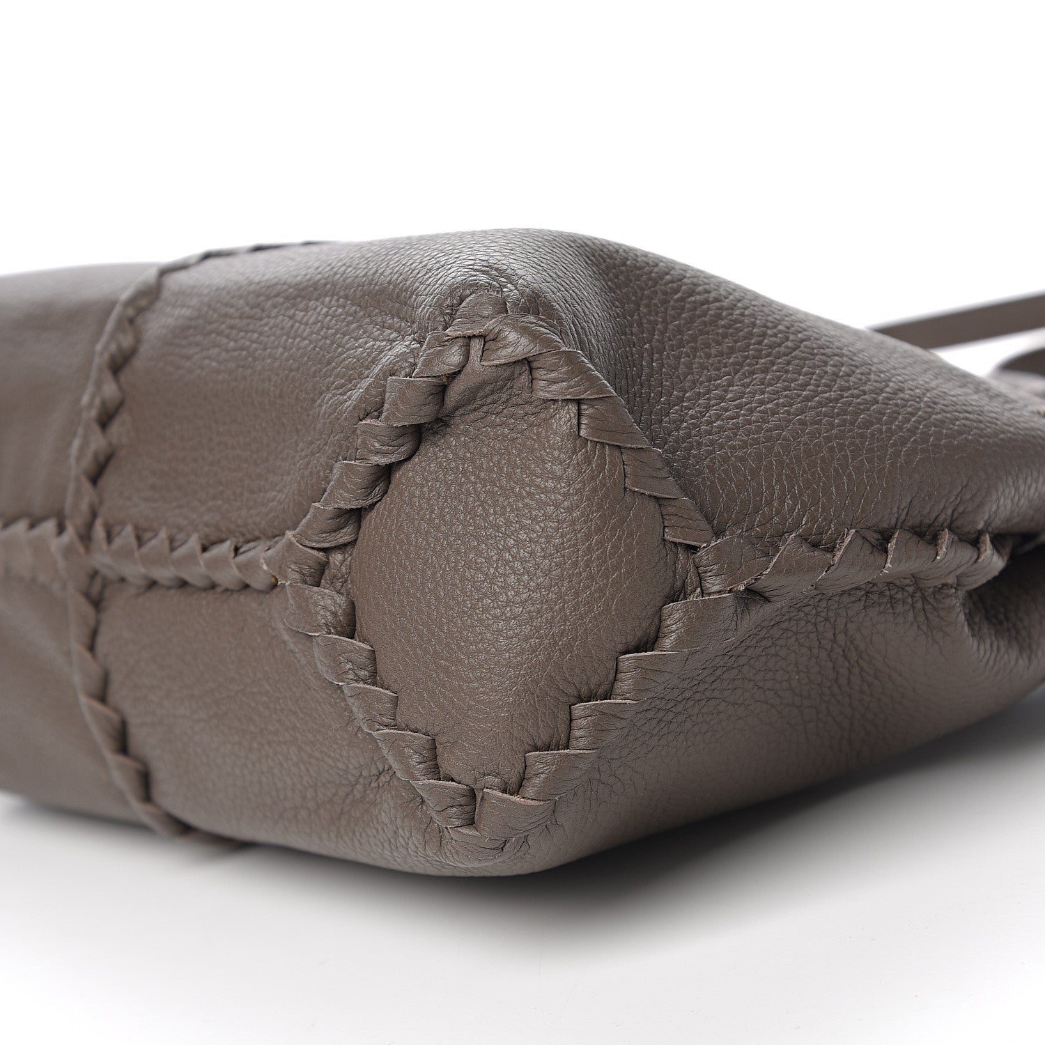 Bottega Veneta Cervo Deerskin Braided Tote Brown 7 of 8