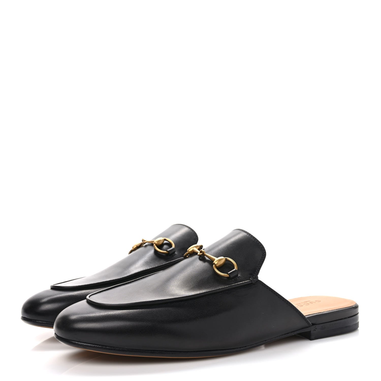 Gucci Calfskin Womens Princetown Slippers 40 Black 3 of 10