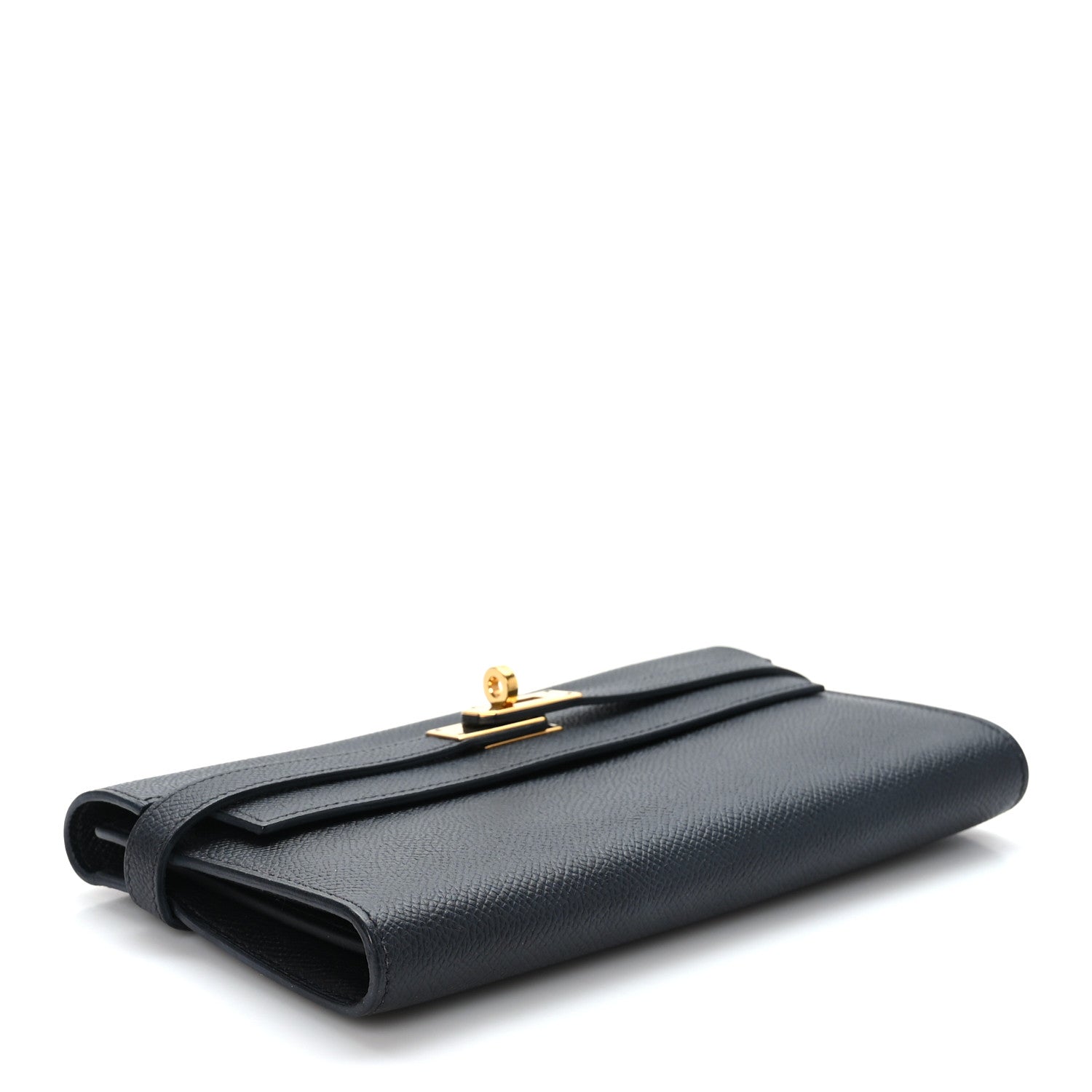Hermes Epsom Kelly Longue Wallet Black 4 of 8