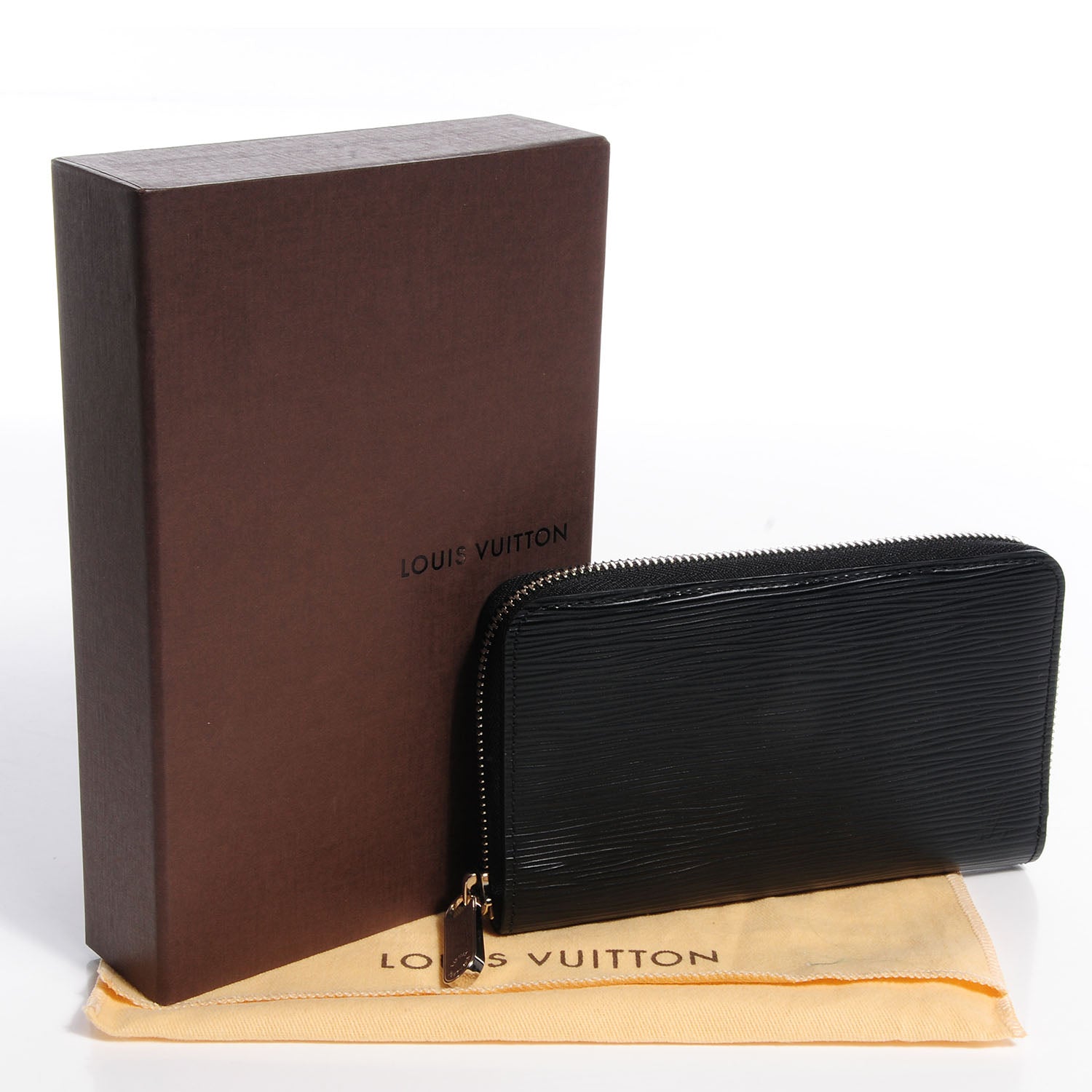 Louis Vuitton Epi Leather Zippy Compact Wallet NM Black 5 of 8