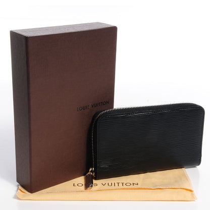Louis Vuitton Epi Leather Zippy Compact Wallet NM Black 5 of 8