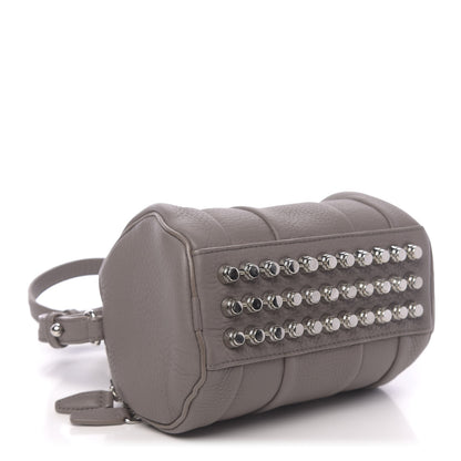 Alexander Wang Pebbled Lambskin Mini Rockie Mink Silver Hardware 5 of 12