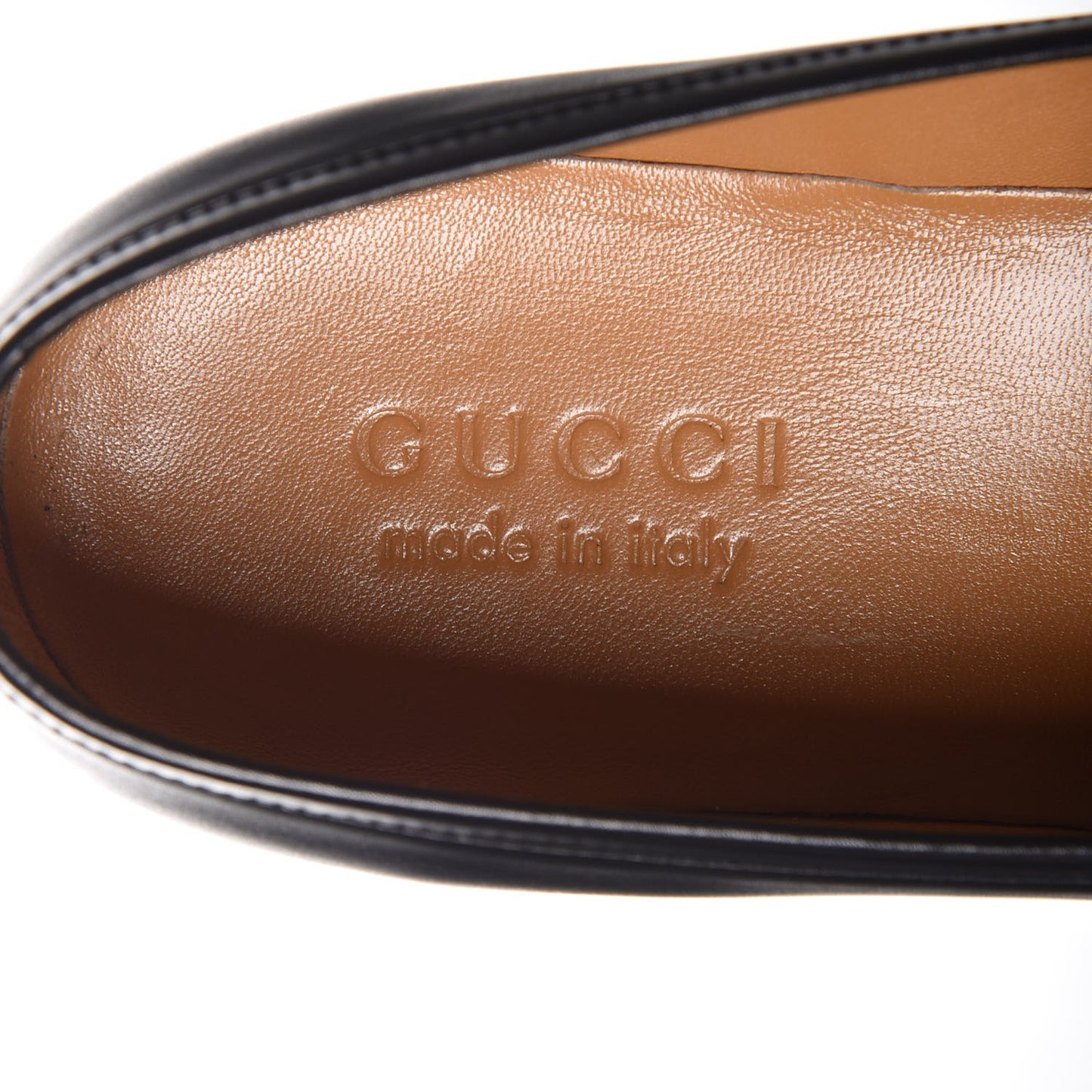 Calfskin Horsebit Mens Jordaan Loafers 7 Black