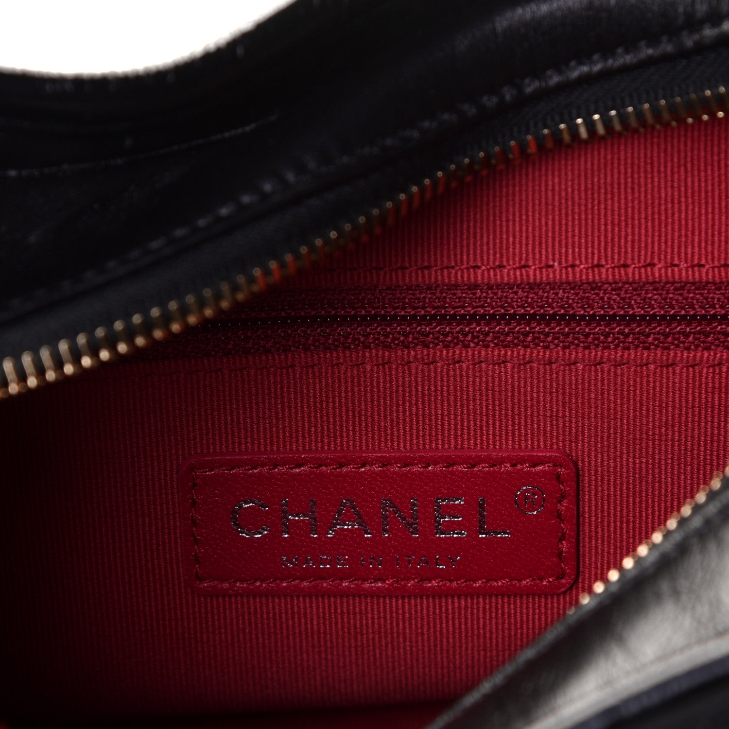 Chanel Aged Calfskin Quilted Small Gabrielle Hobo Black 6 of 8