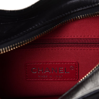 Chanel Aged Calfskin Quilted Small Gabrielle Hobo Black 6 of 8