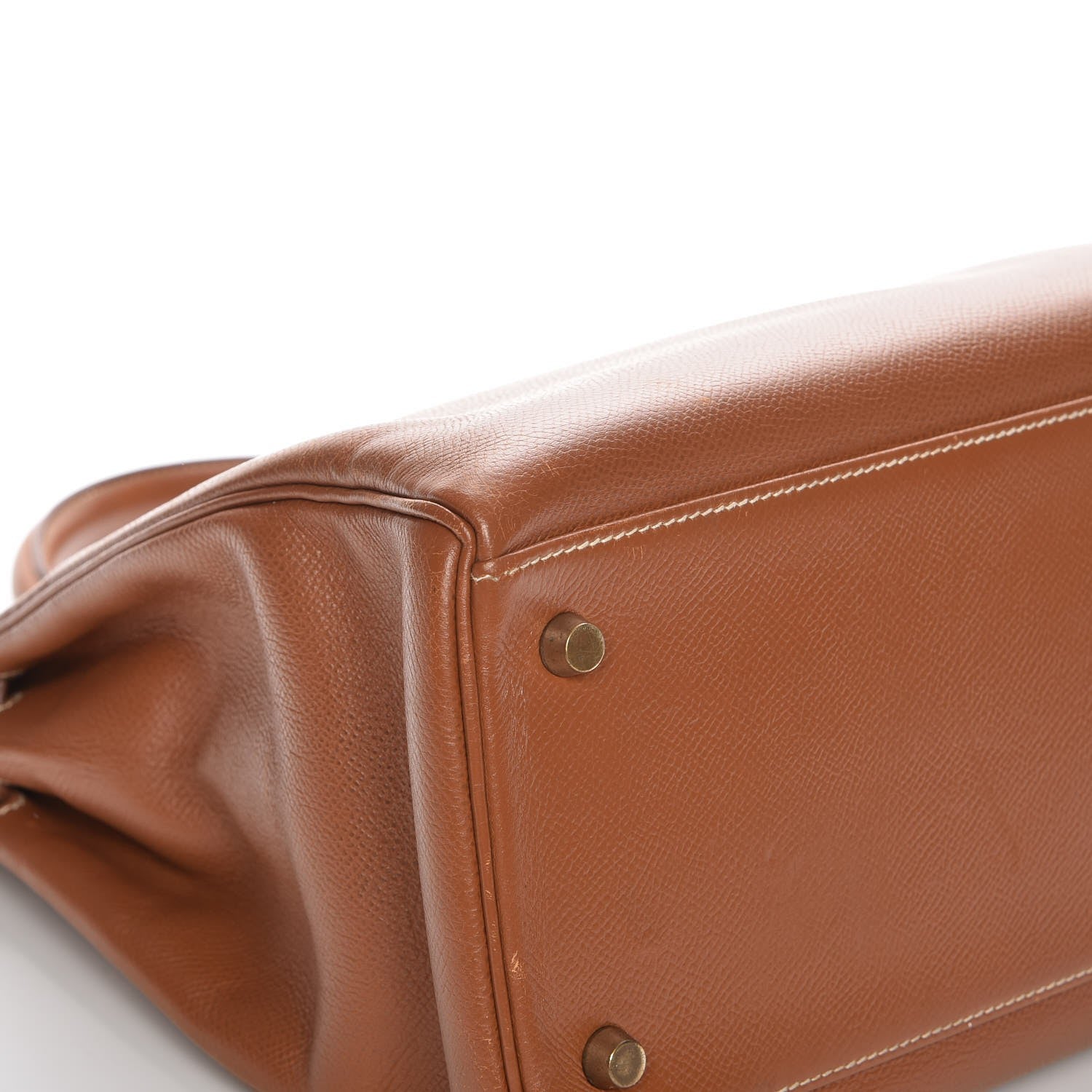 Hermes Courchevel Kelly Retourne 35 Gold 28 of 34