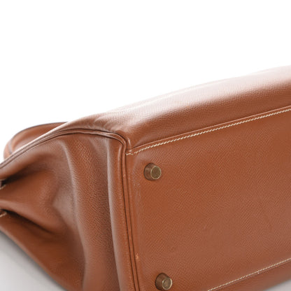 Hermes Courchevel Kelly Retourne 35 Gold 28 of 34