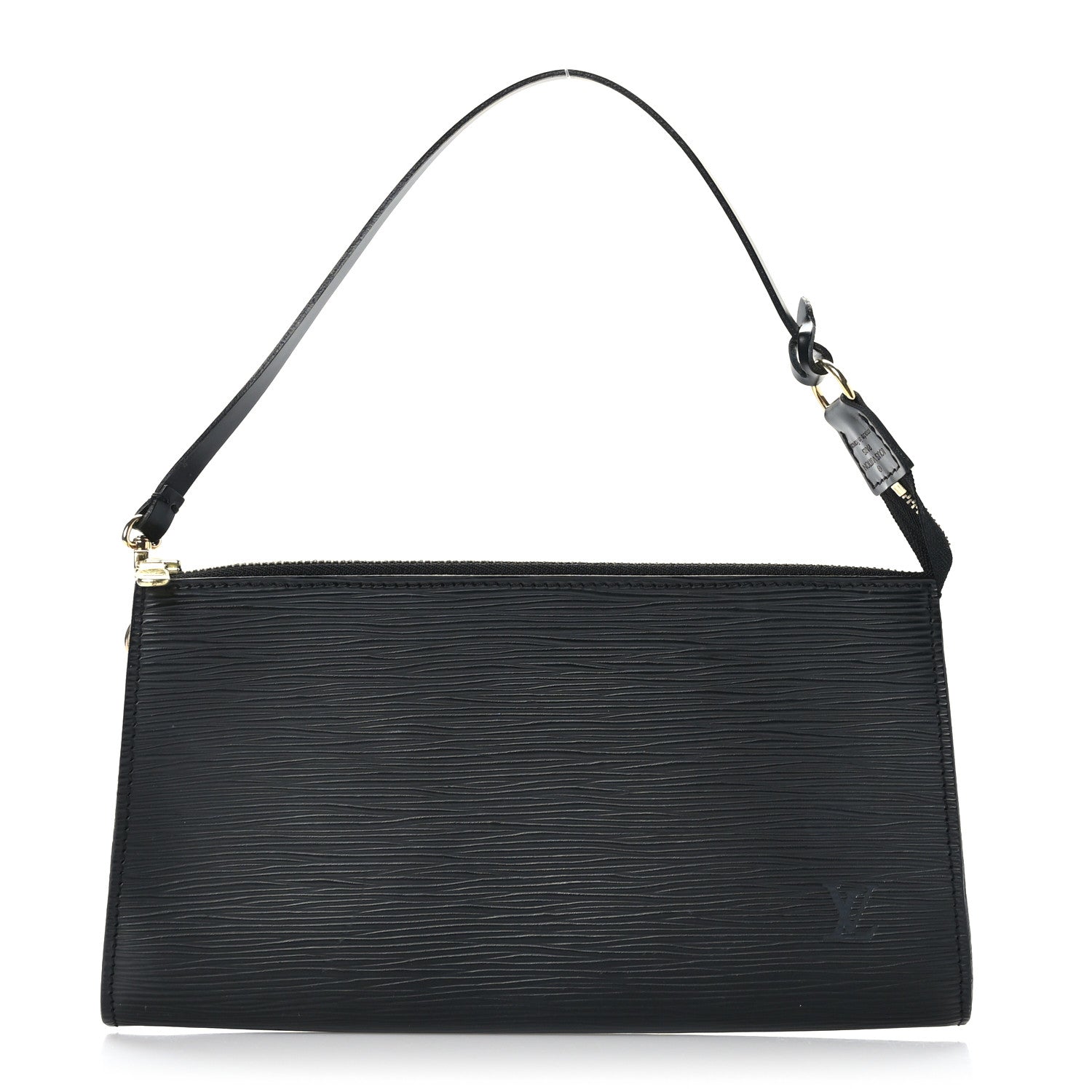 Louis Vuitton Epi Pochette Accessories 24 Black 1 of 9