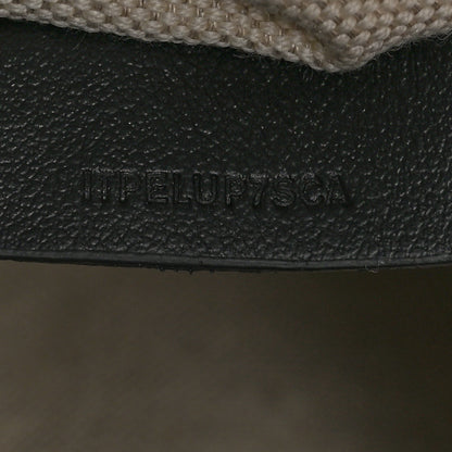 Burberry Smooth Calfskin Canvas Horseferry Print Medium Kane Tote Black 7 of 12