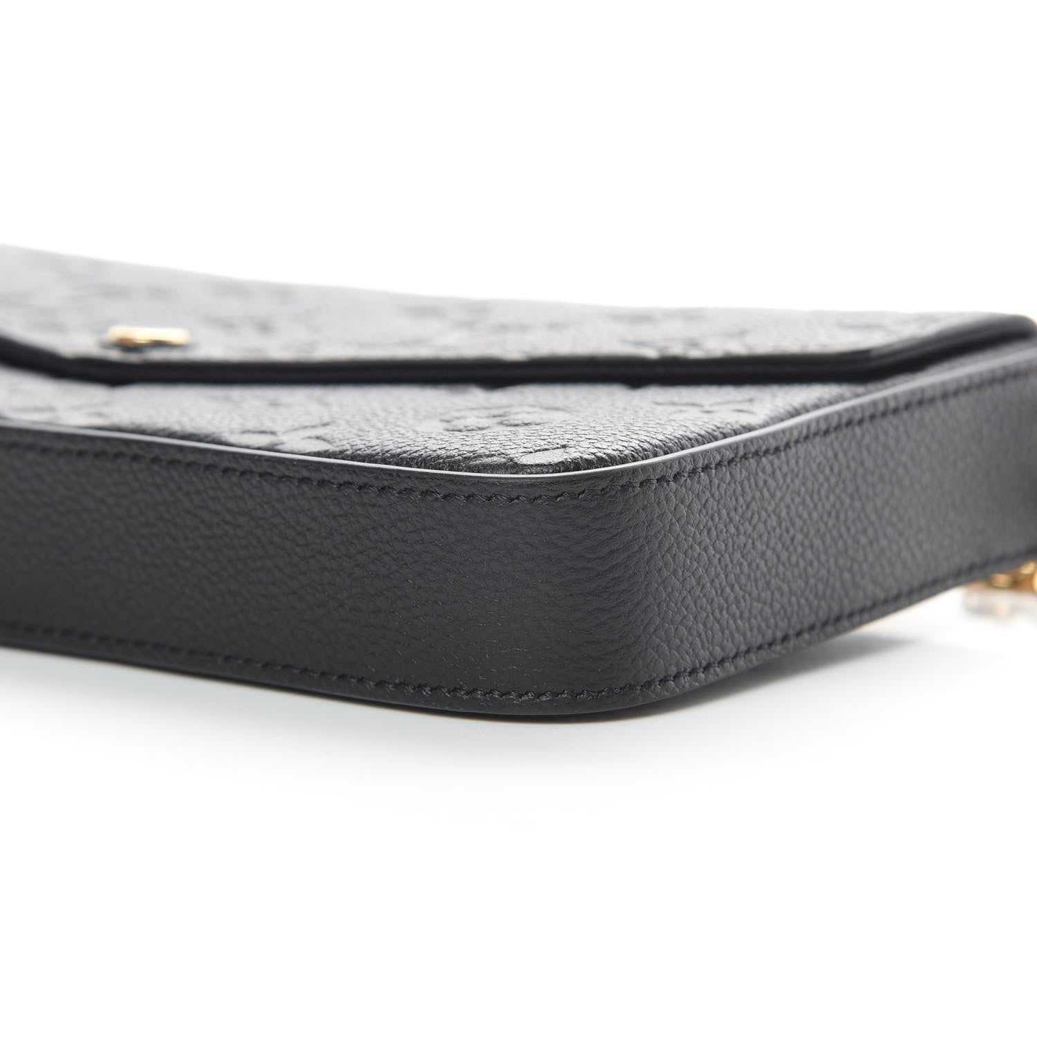 Louis Vuitton Empreinte Pochette Felicie Chain Wallet Black 10 of 11
