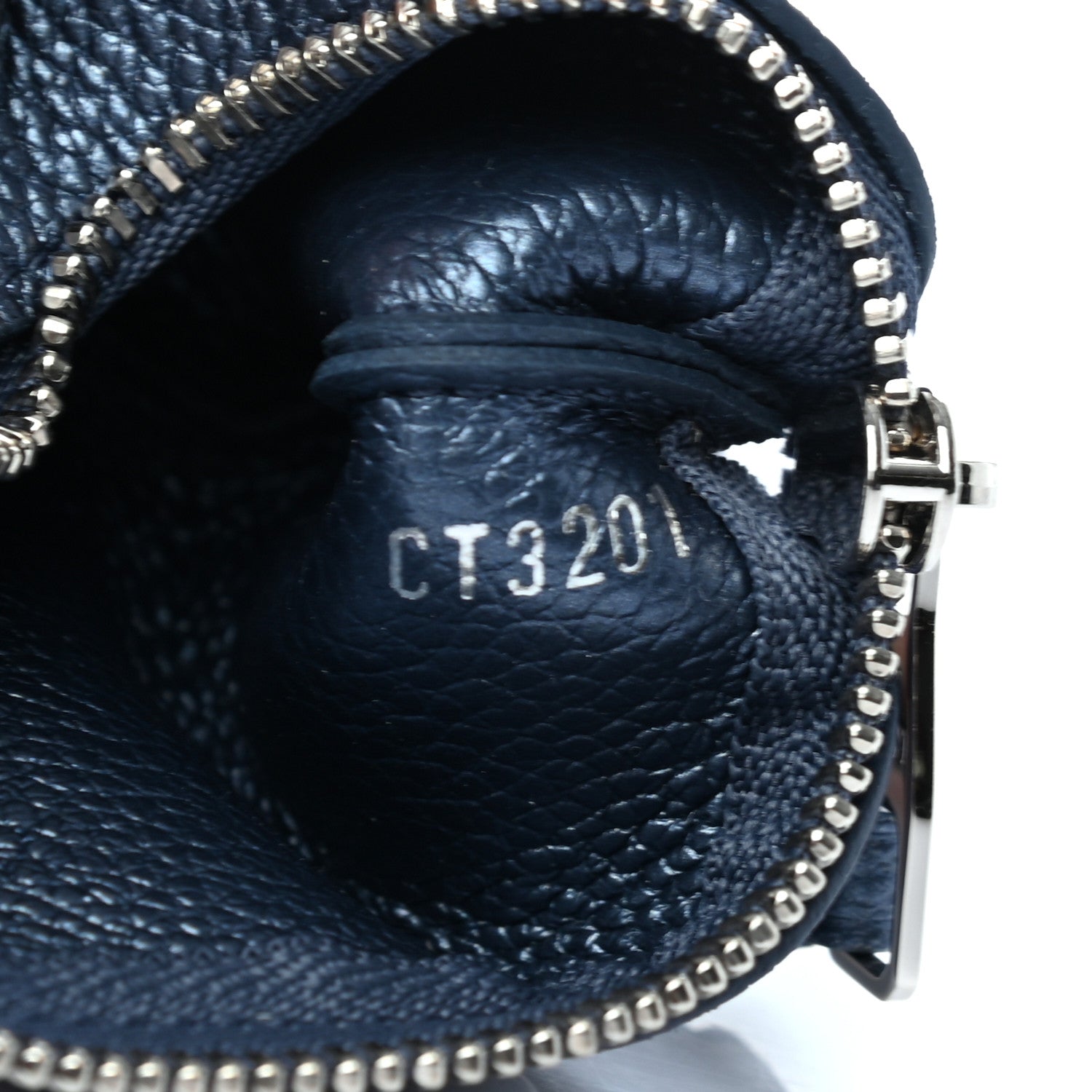 Louis Vuitton Metallic Empreinte Monogram Giant Key Pouch Navy Nacre 7 of 7