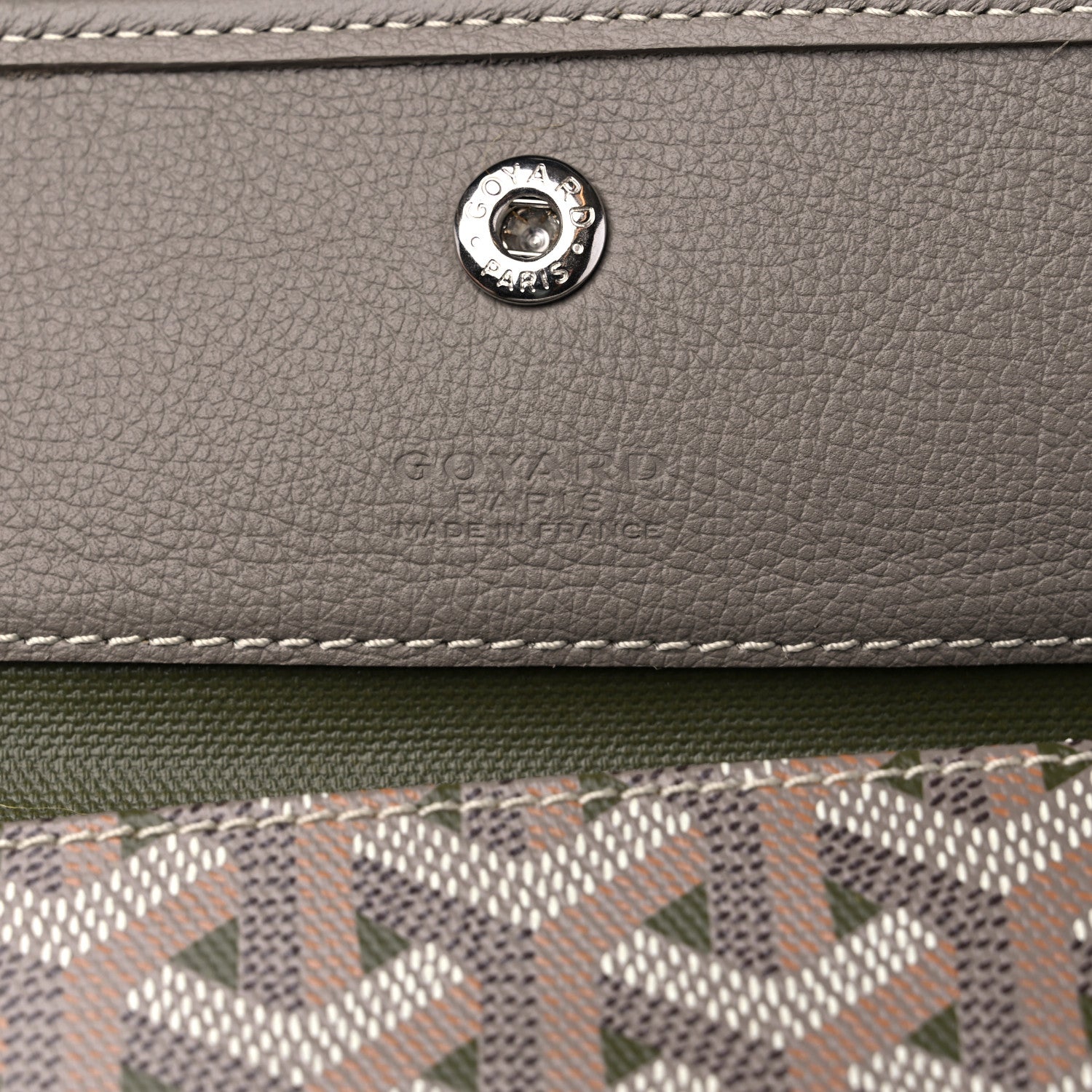 Goyard Goyardine Saint Louis Claire Voie PM Khaki 7 of 10