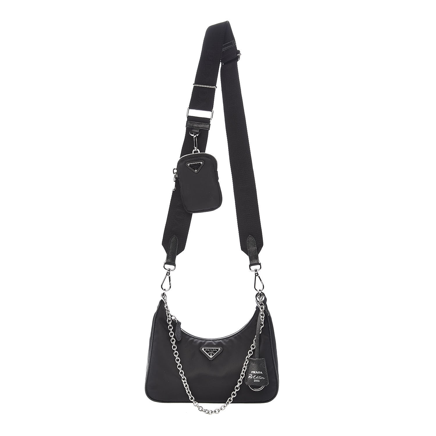 Prada Nylon Re-Edition 2005 Shoulder Bag Black 1 of 12