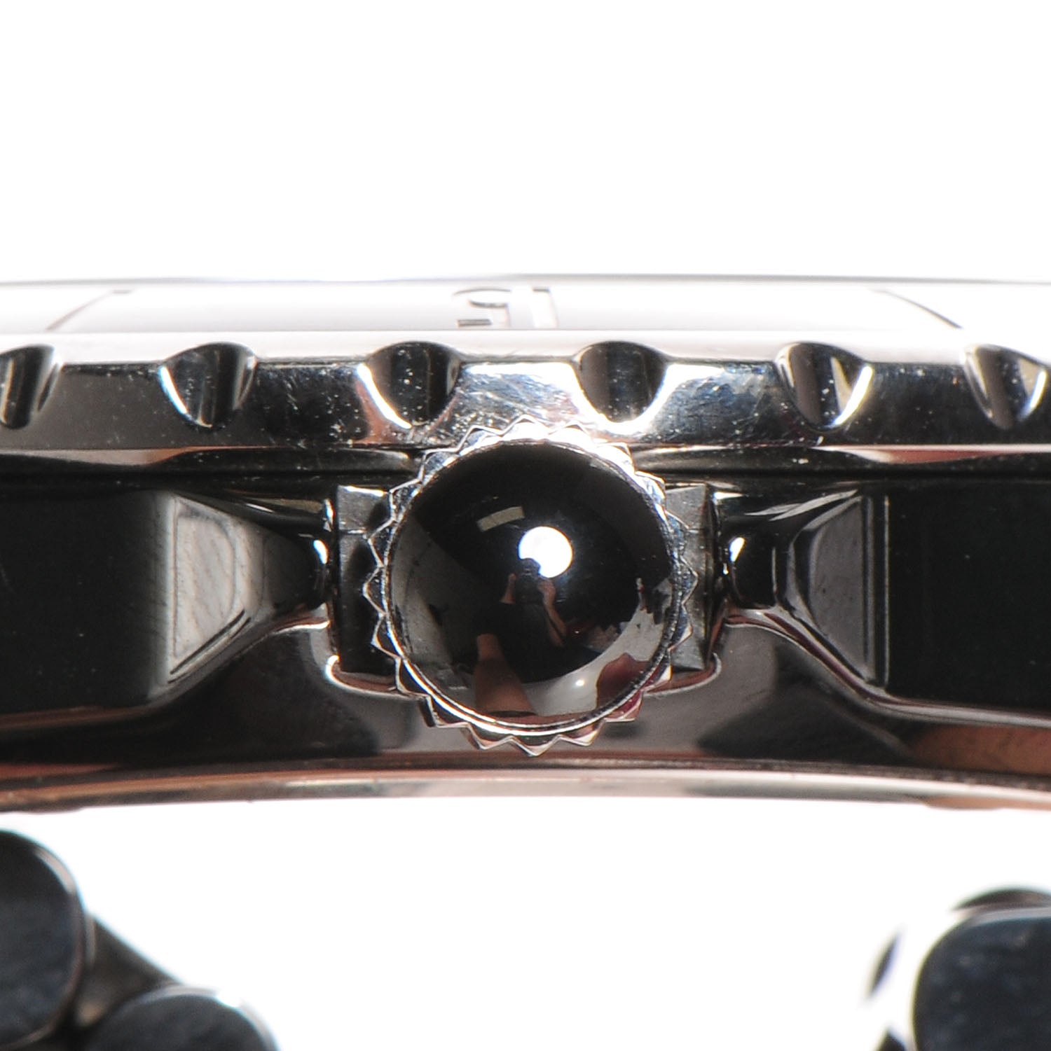 Chanel Stainless Steel Ceramic Diamond 38mm J12 Automatic Watch Black 6 of 6