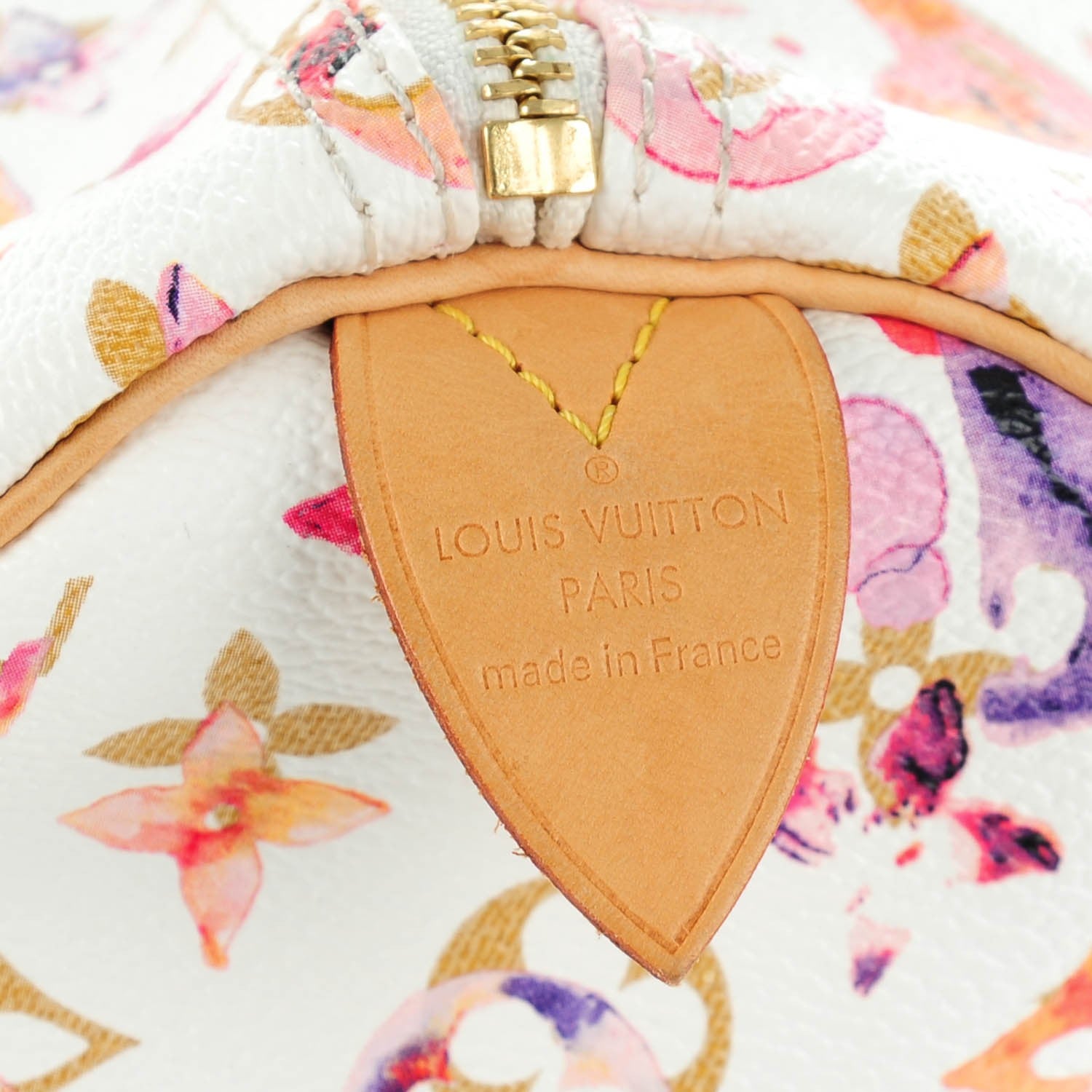 Louis Vuitton Watercolor Aquarelle Speedy 35 White 5 of 7
