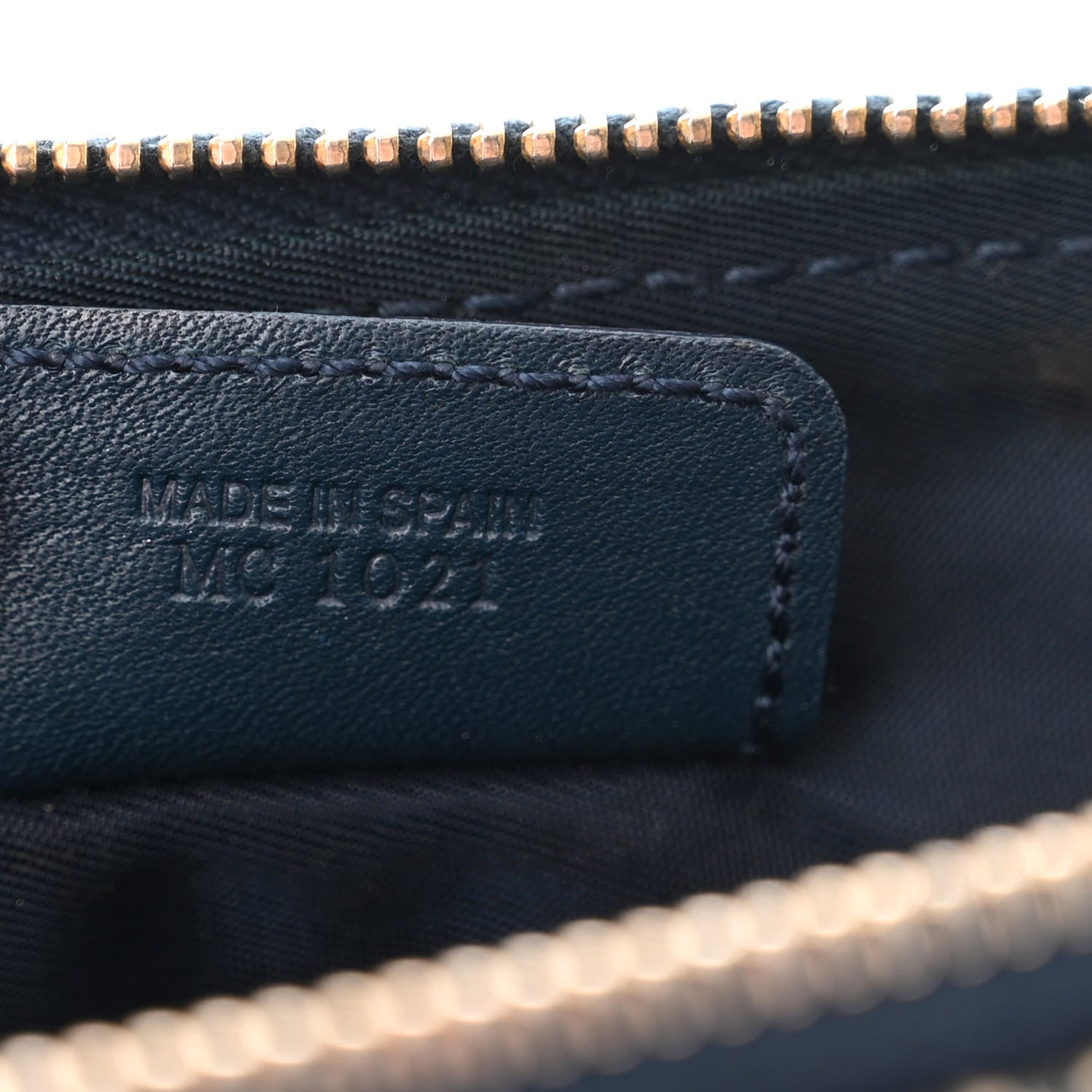 Christian Dior Monogram Mini Saddle Pochette Navy 7 of 15
