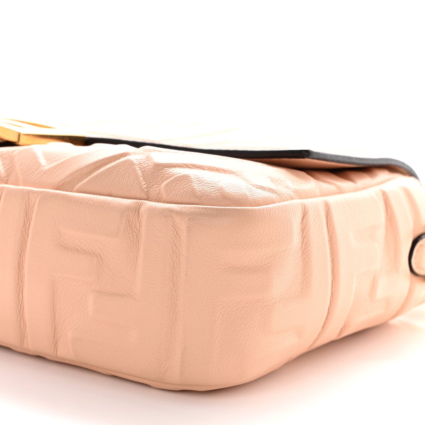Nappa FF 1974 Embossed Baguette Baby Pink
