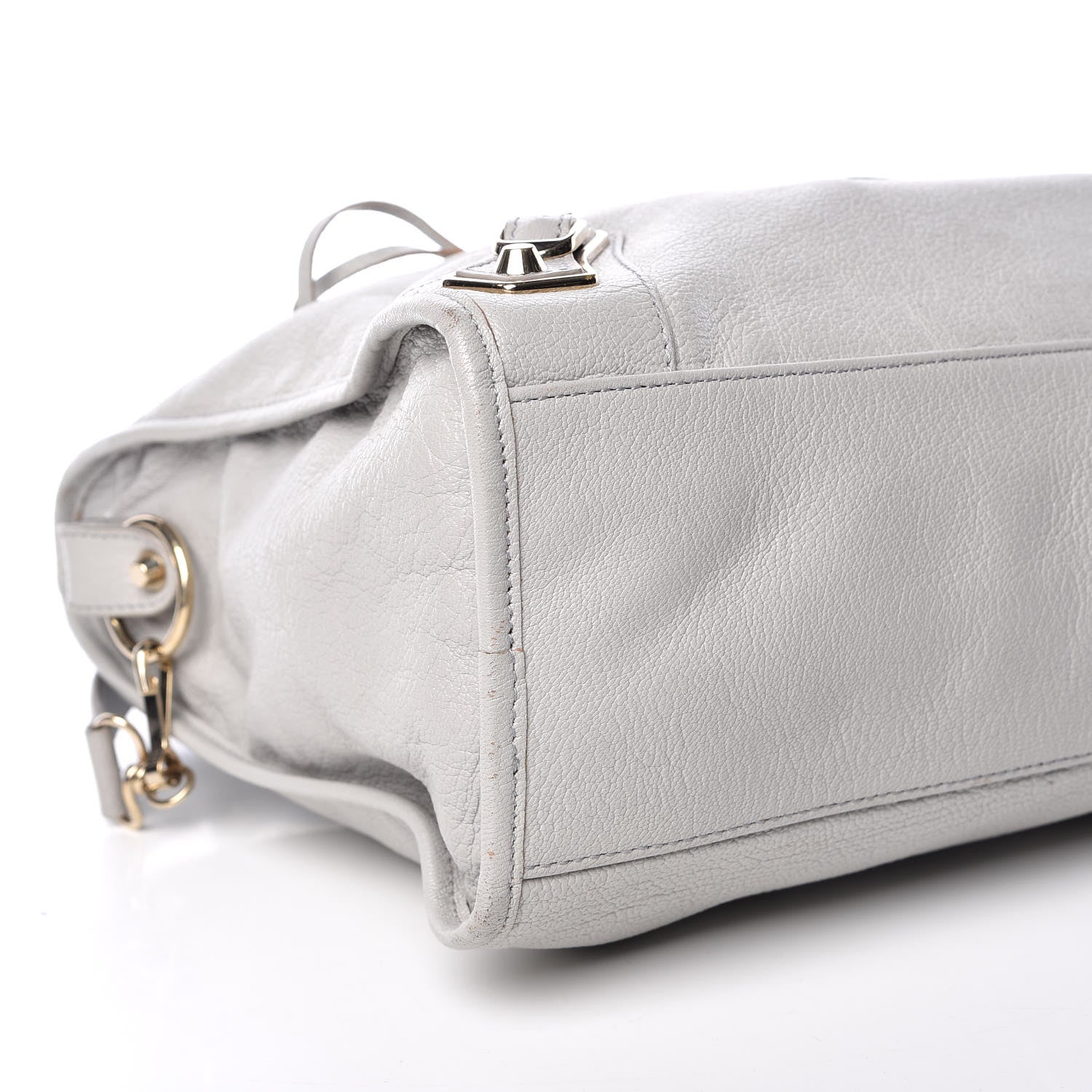 Balenciaga Chevre Gold Metallic Edge Hardware City Gris Perle 8 of 15