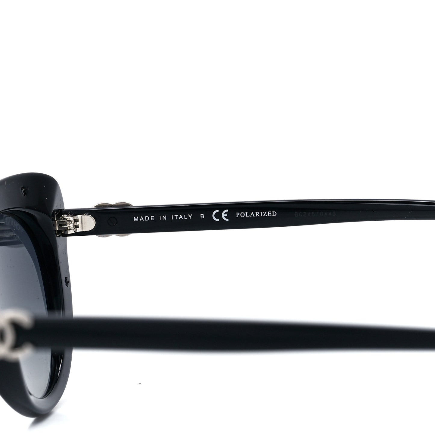 Acetate Polarized Cat Eye CC Sunglasses 5432 Black