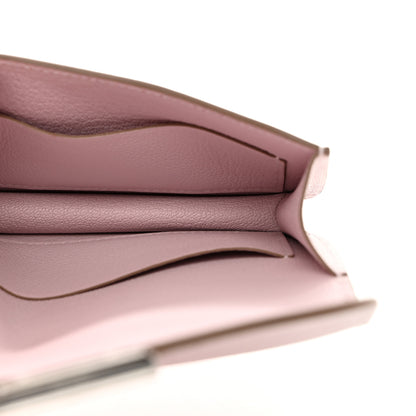 Hermes Evercolor Constance Slim Wallet Mauve Pale 6 of 9
