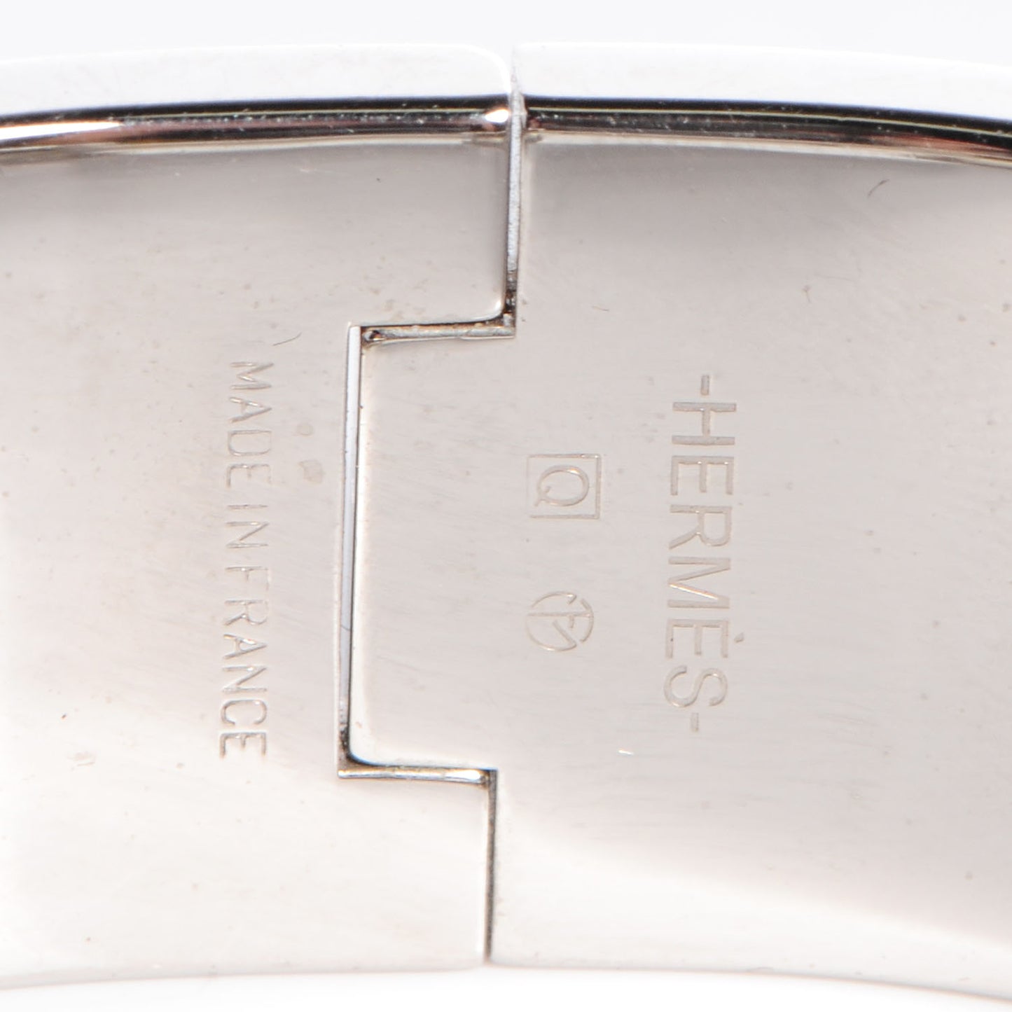 Enamel Wide Clic Clac H Bracelet PM Black