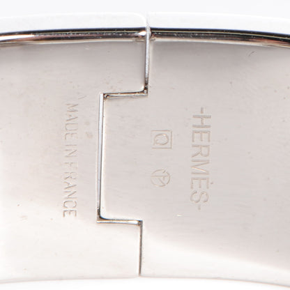 Hermes Enamel Wide Clic Clac H Bracelet PM Black 3 of 5