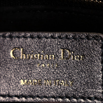 Christian Dior Metallic Grained Calfskin Cannage My ABCDior Lady Dior Gunmetal 5 of 12