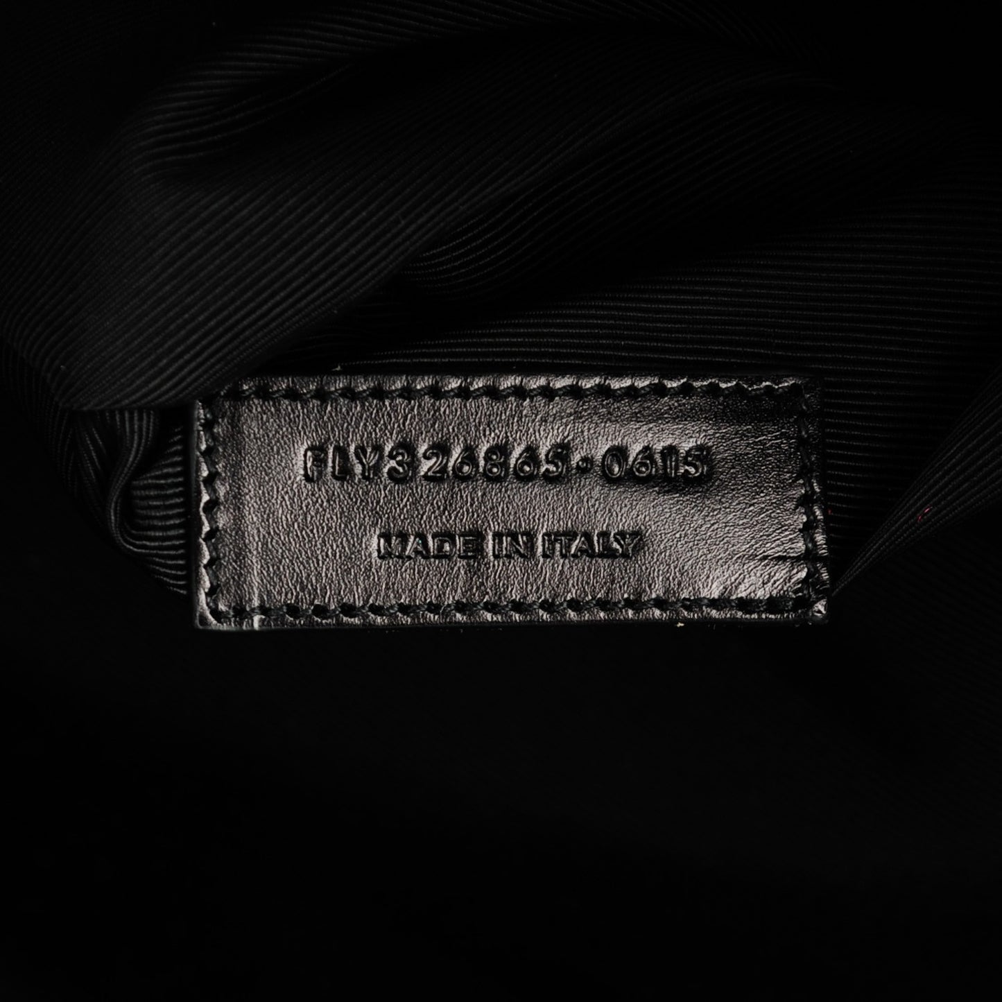 Calfskin Crocodile Embossed Hunting Backpack Black