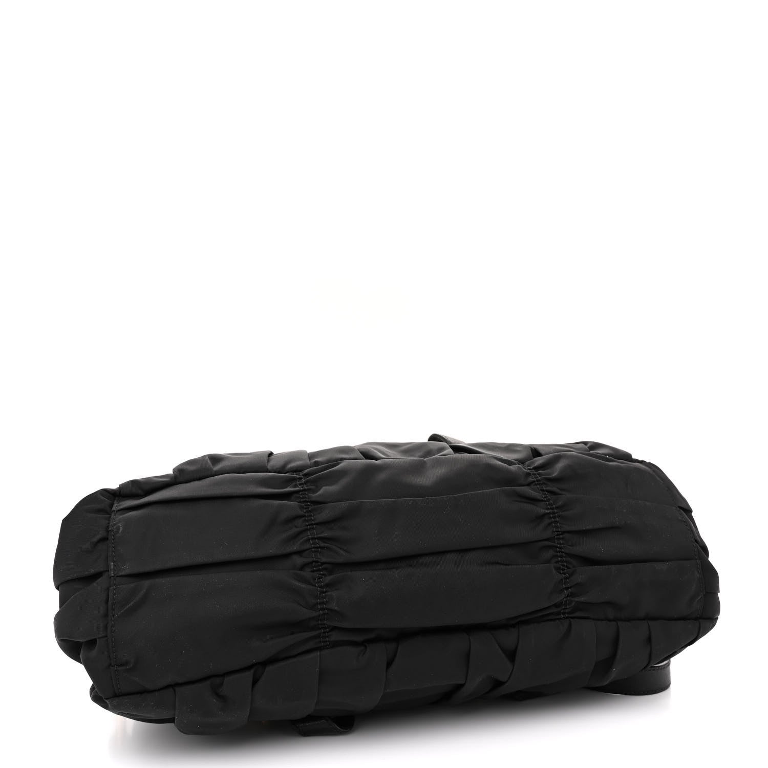 Prada Tessuto Nylon Gaufre Shopping Satchel Black 4 of 18