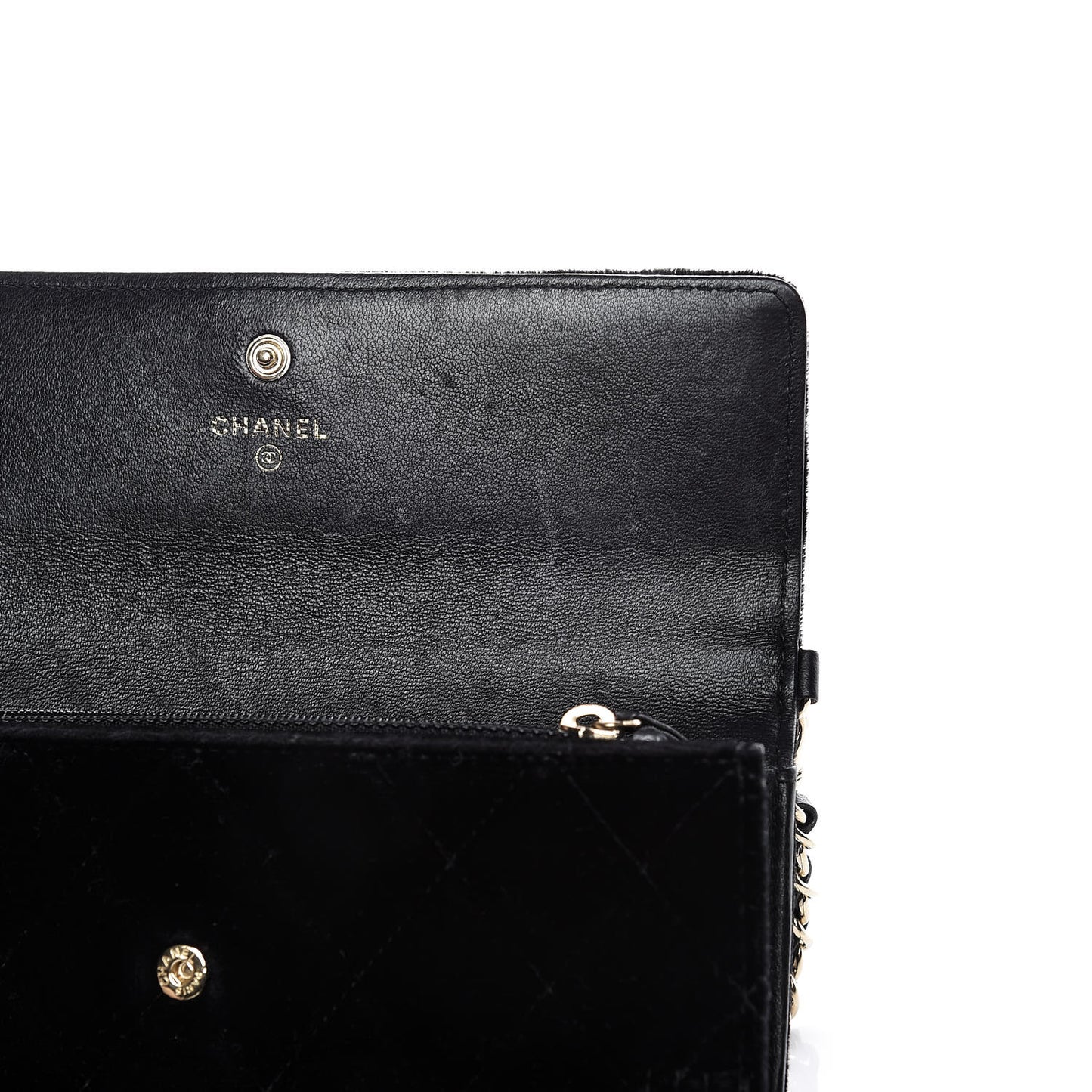 Velvet Boy Wallet On Removable Chain Black